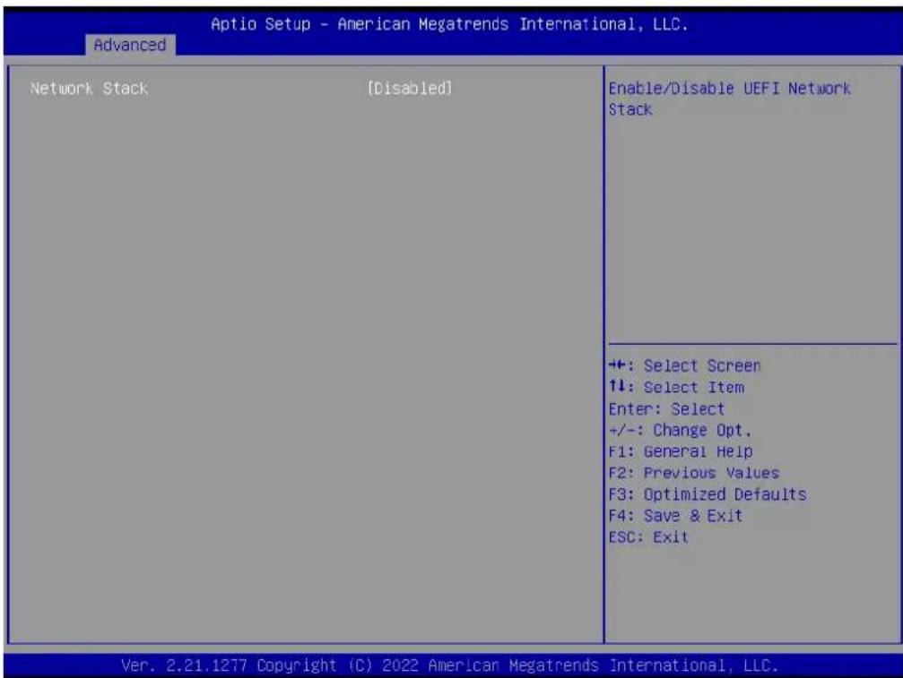 Advantech AIMB-229 - Network Stack Configuration [Disabled] - 2