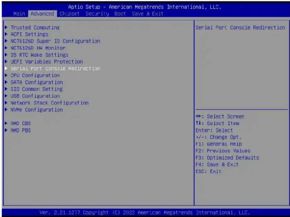Advantech AIMB-229 - Serial Port Console Redirection - 1