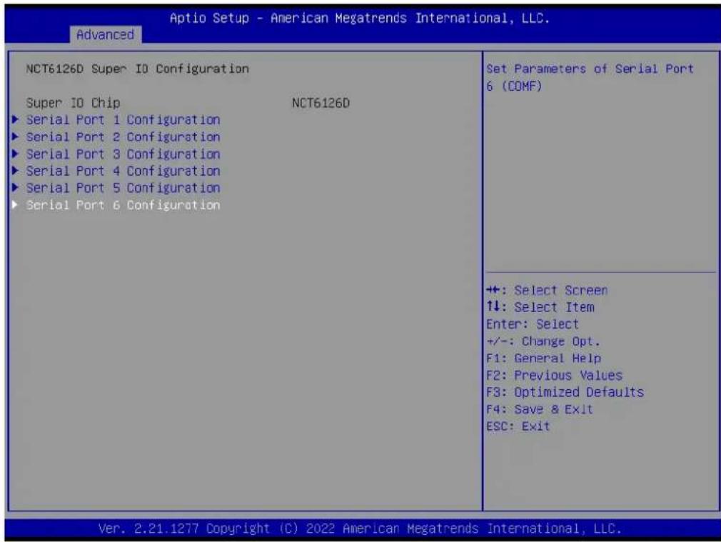 Advantech AIMB-229 - Serial Port 6 Configuration - 1
