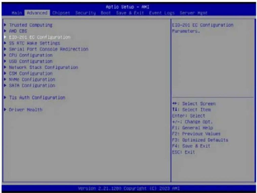 Advantech AIMB-592 - EIO-201 EC Configuration - 1