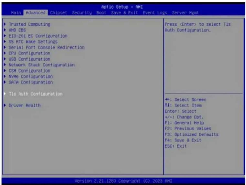 Advantech AIMB-592 - TIs Auth Configuration - 1