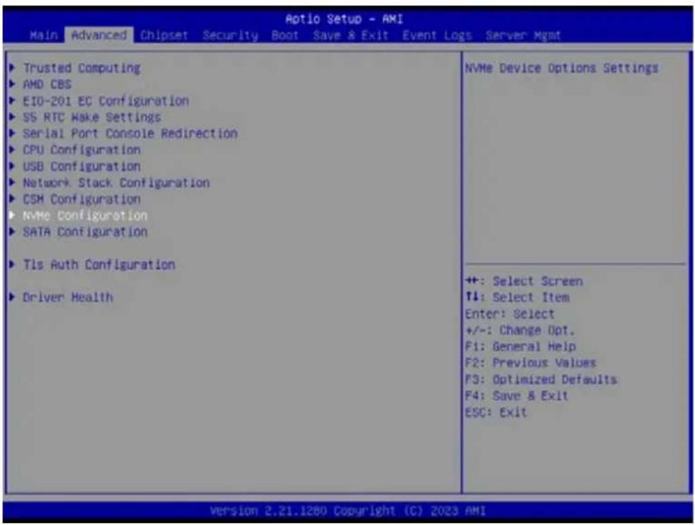 Advantech AIMB-592 - NVMe Configuration - 1