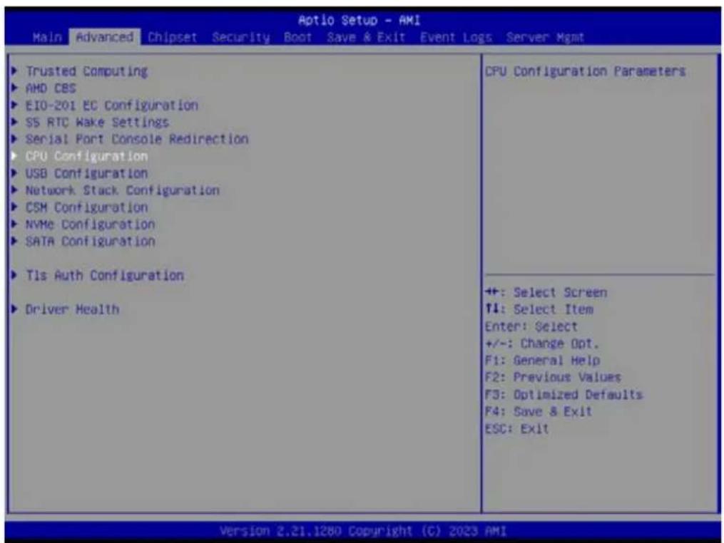 Advantech AIMB-592 - CPU Configuration - 1