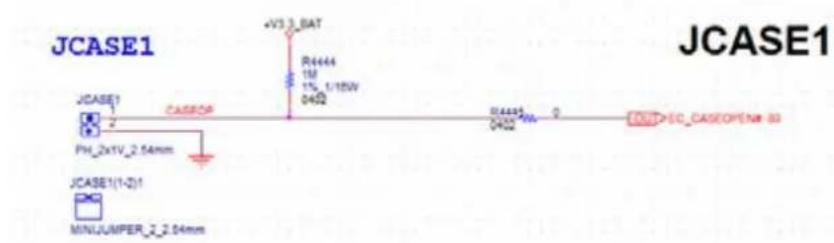 Advantech AIMB-592 - A.3 Case open pin header (JCASE1) - 1