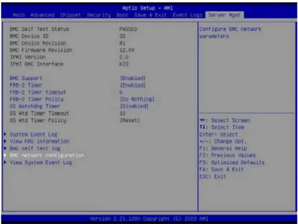 Advantech AIMB-592 - BMC Network Configuration - 1