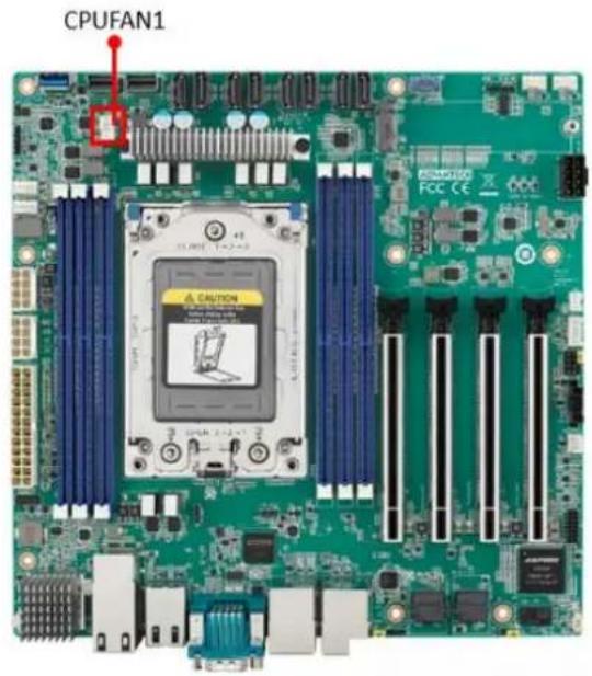 Advantech AIMB-592 - CPU Fan Connector (CPUFAN1) - 1