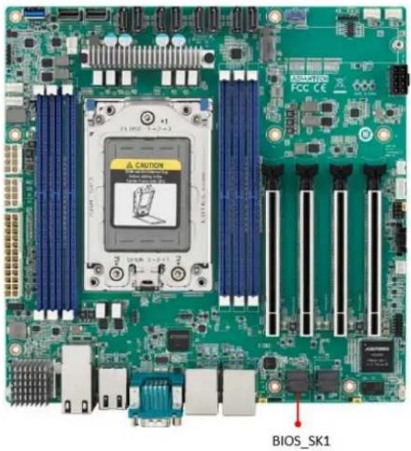 Advantech AIMB-592 - BIOS SPI ROM socket (BIOS\_SKT1) - 1