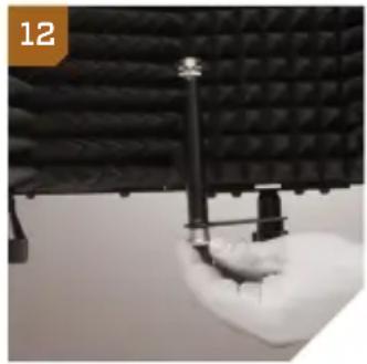 Auray RF-5P-BK - Setting Up Your Microphone on the Bracket - 3