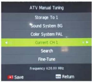 Cello ZS0242 - ATV Manual Tuning - 1
