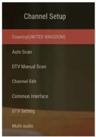 Cello ZFSTR0223 - Channel Setup (TV, DTV or Radio Mode) - 1