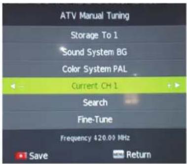 Cello ZF0234 - ATV Manual Tuning - 1
