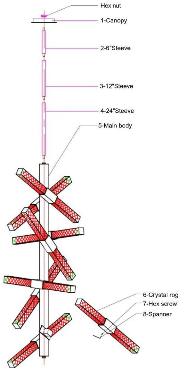 Allegri Apollo 034950-038-FR001 - FRAME ASSEMBLY INSTRUCTIONS - 1