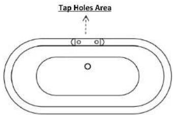 Altair Kerta 52167-BAT-WH-MB - Tap Holes Drilling Attention if applicable - 1