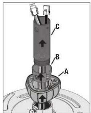 HUNTER Erling - If you need a different downrod length follow these steps: - 3
