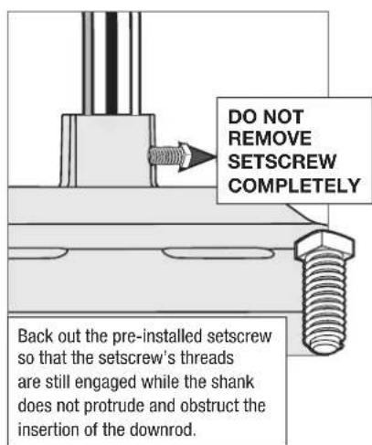HUNTER Lawndale - Installing the Downrod - 1