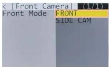 < [Front Camera] (1/1) Front Mode FRONT SIDE CAM