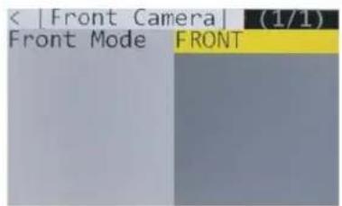 < [Front Camera] (1/1) Front Mode FRONT