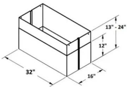 Trade-Wind P7248ISL - IMPORTANT: ALL DIMENSIONS ARE NOMINAL +/- 1/8" - 2
