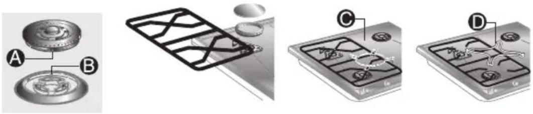 SMEG SRA964XGH - USING THE HOB - 2