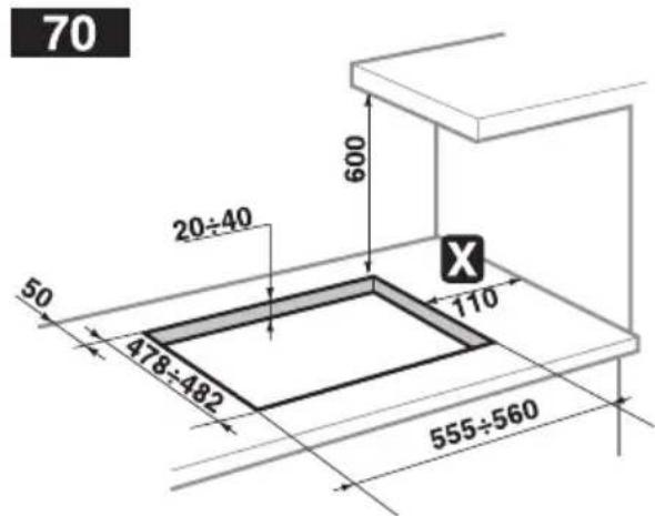SMEG SRA975XGH - Attachment to support structure - 2
