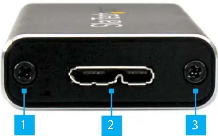 StarTech.com SM21BMU31C3 - Front View - 1