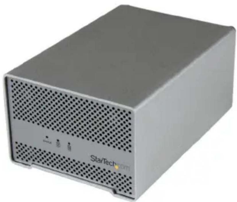 StarTech.com S252SMTB3 - ThunderBolt Dual 2.5" SATA SSD/HDD Enclosure - 1