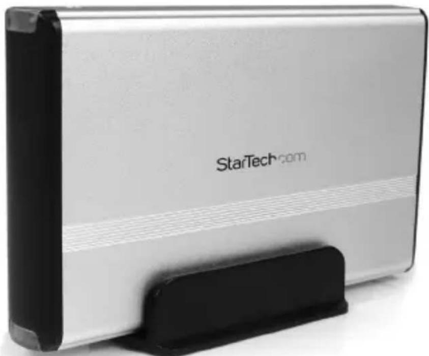 StarTech.com SAT3510U3VGB - 3.5in SuperSpeed USB 3.0 SATA Hard Drive Enclosure - 1