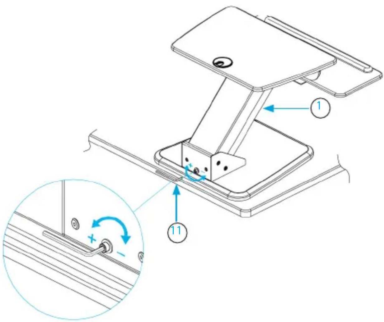 StarTech.com BNDSTSDUAL - Convert the ARMSTS to a sitting or standing position - 1