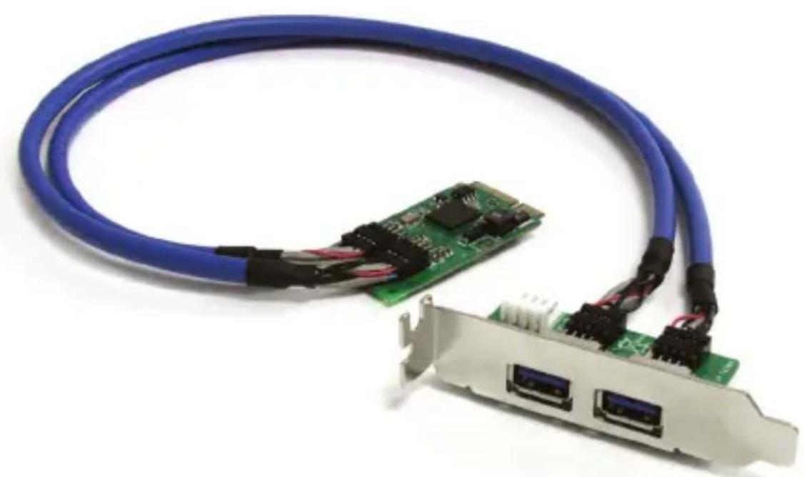 StarTech.com MPEXUSB3S2 - Port Mini PCI Express SuperSpeed USB 3.0 Card - 1
