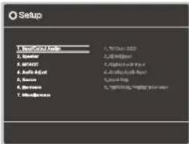 KLIPSCH VSX-834 - Setup Menu - 1