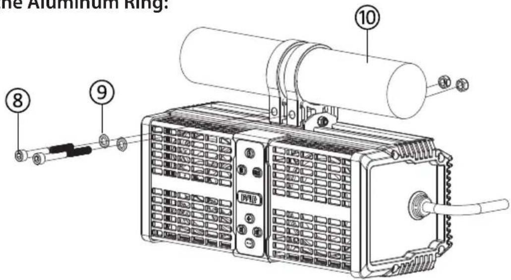 Pyle PWPSB1103 - Secure the Aluminum Ring: - 1