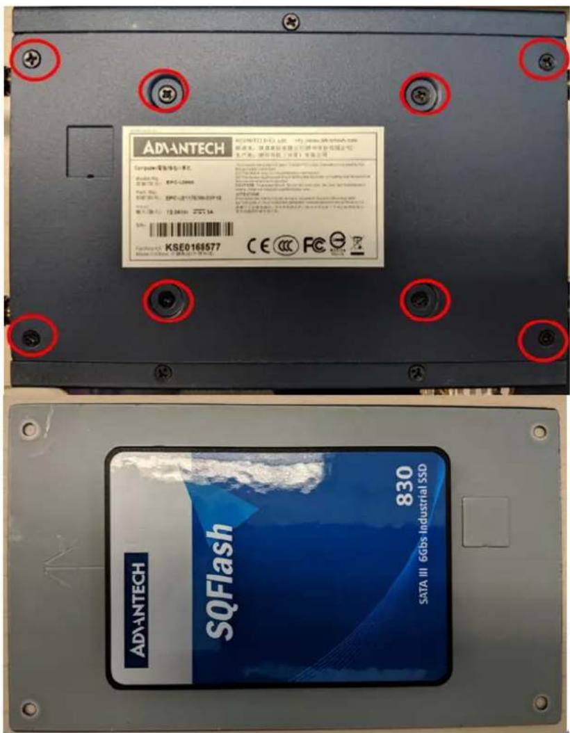 Advantech EPC-U2117E3W-03Y10 - HDD Installation/ 安装 HDD - 1