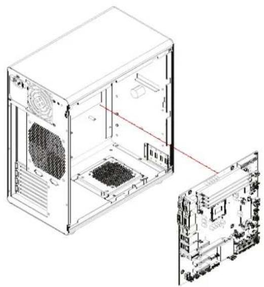 Advantech HPC-5000-30ZXE - Installing Motherboard/ 安装母板 / 安装主機板 - 1