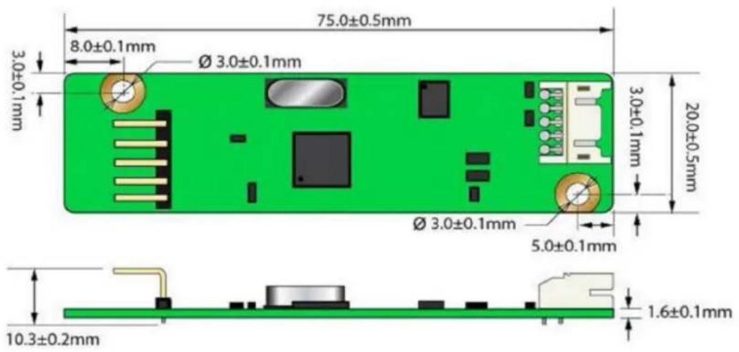 Advantech IDK-2112N-K2SVA2E - Physical dimension - 1