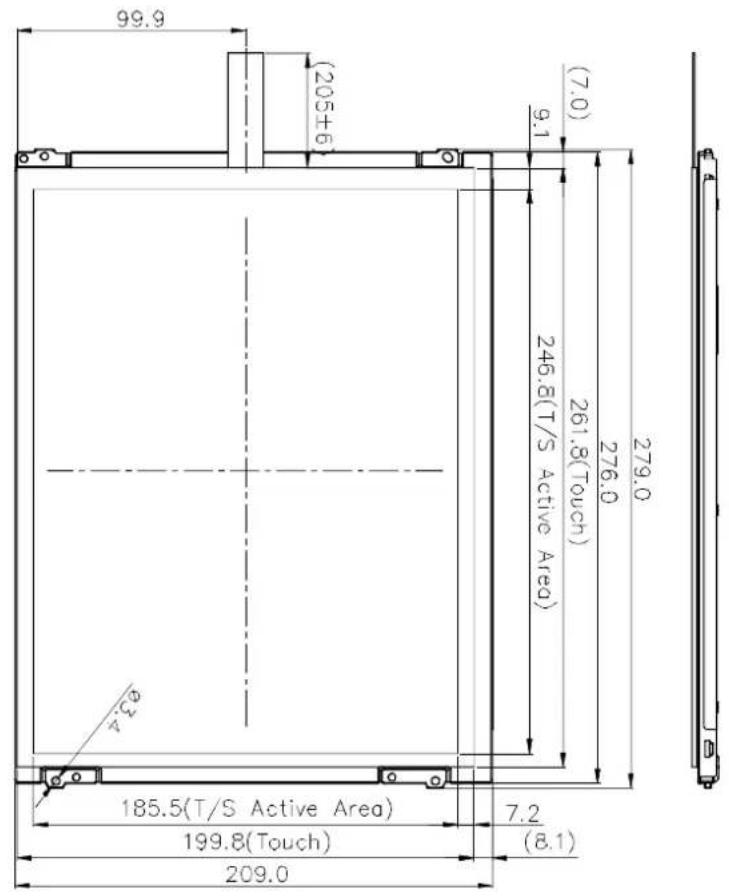 Advantech IDK-2112N-K2SVA2E - Mechanical Characteristics - 2