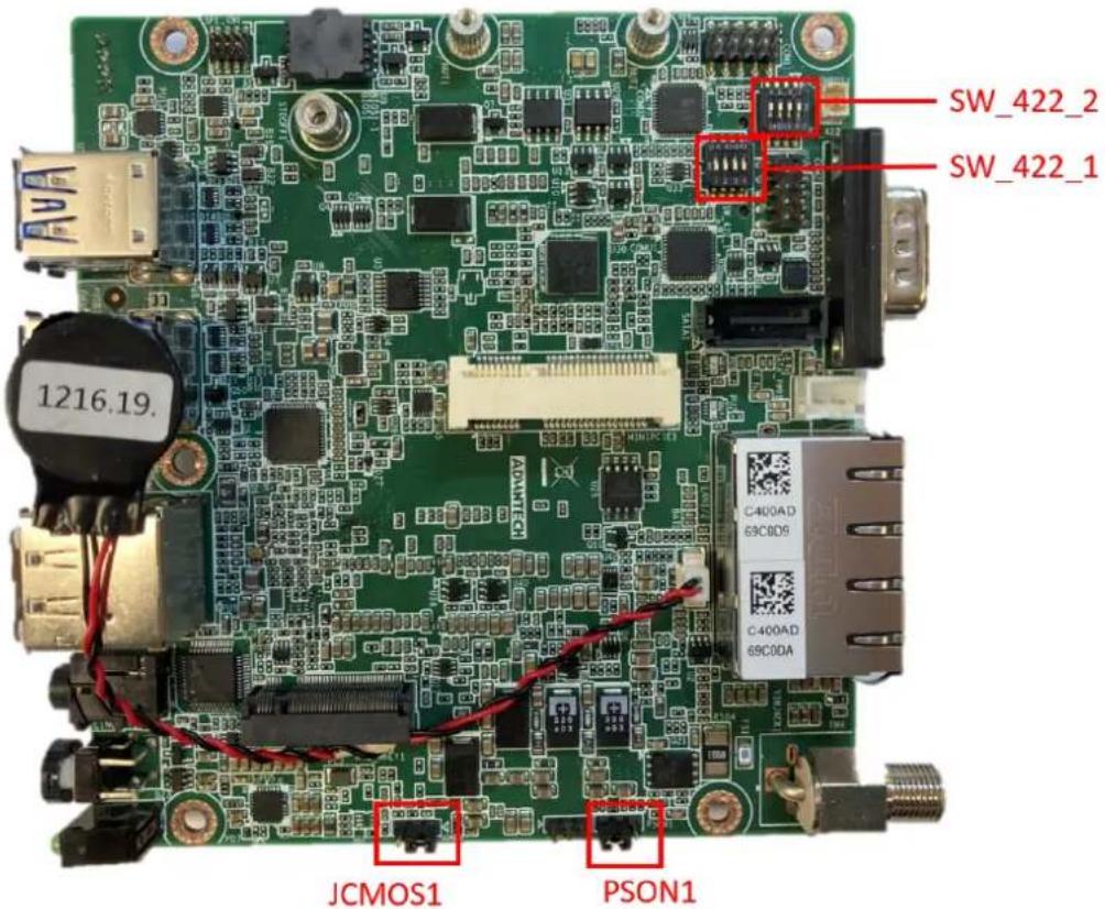 Advantech EI-52-S2A1 - Jumper Location - 1