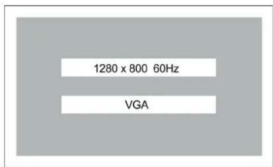 1280 x 800 60Hz VGA