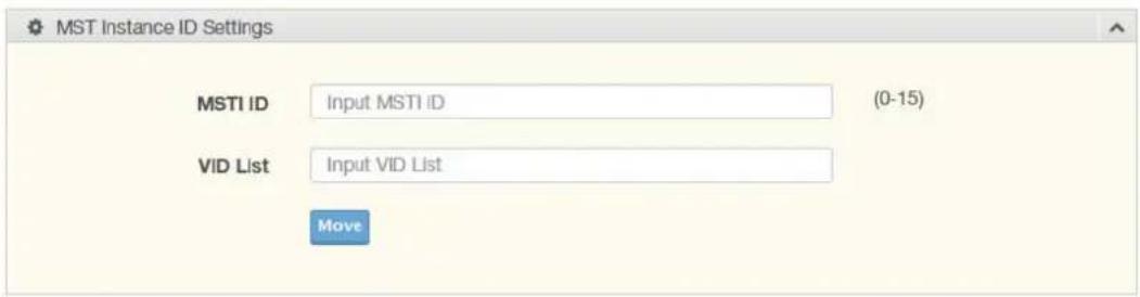 Advantech EKI-9508G-H-AE - MST Instance ID Settings - 1