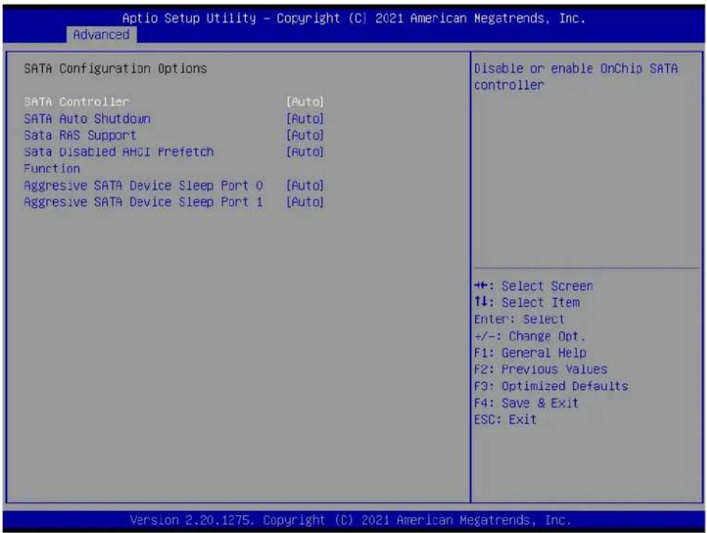 Advantech SOM-6872VC-U1A2 - ■ SATA Configuration Options - 1