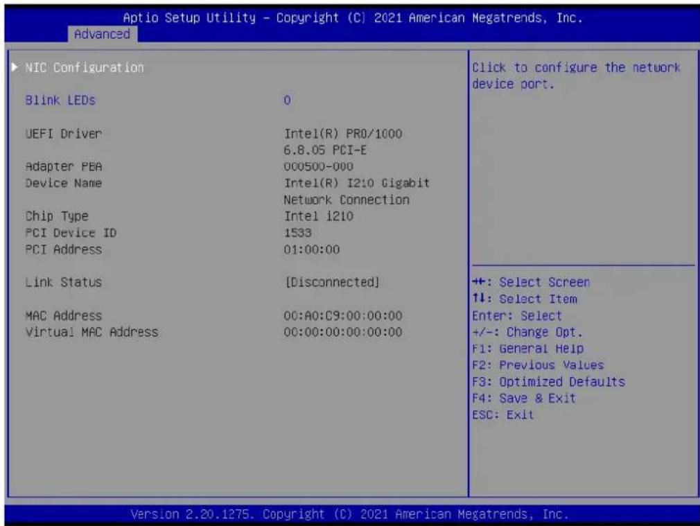 Advantech SOM-6872VC-U1A2 - NIC Configuration - 1