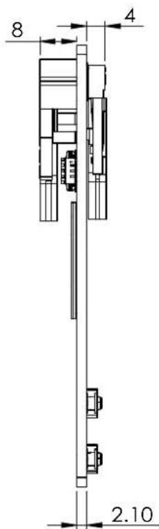 Advantech SOM-6872VC-U1A2 - Mechanical Diagram - 3