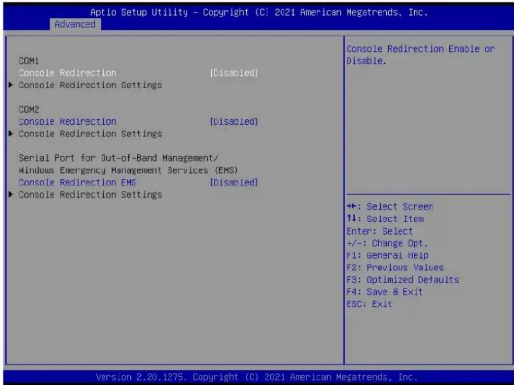 Advantech SOM-6872VC-U1A2 - Serial Port Console Redirection - 1