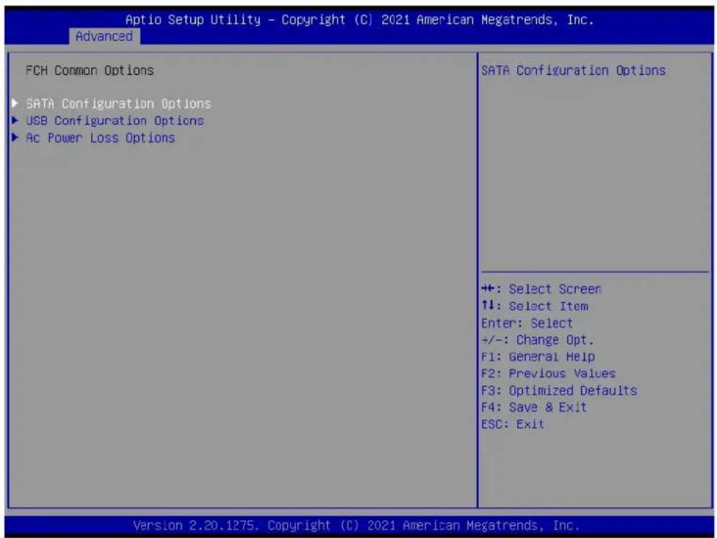 Advantech SOM-6872VC-U1A2 - FCH Common Options - 1