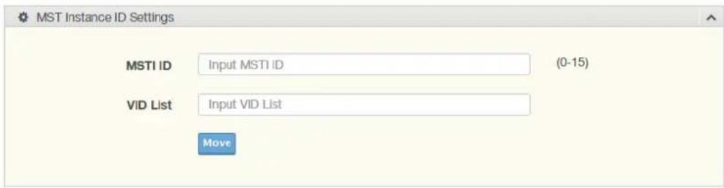 Advantech EKI-9510G-2GMPL-AE - MST Instance ID Settings - 1