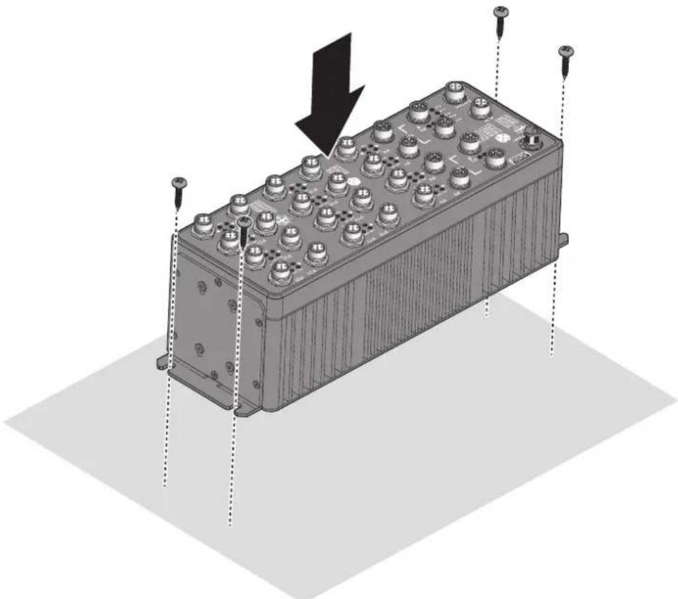 Advantech EKI-9528G-4GMW-A - Ceiling and Flat Surface Mounting - 4