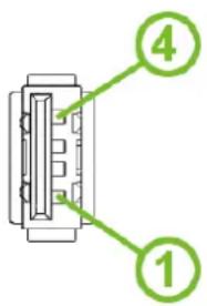 Advantech ICR-4401S - USB Socket Pinouts - 1