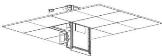 Panduit PZICE - Insert Ceiling Tile Cutout into Housing - 1