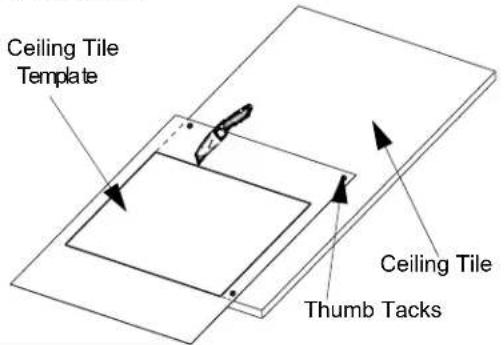 Panduit PZICE - Ceiling Tile Cutout - 1