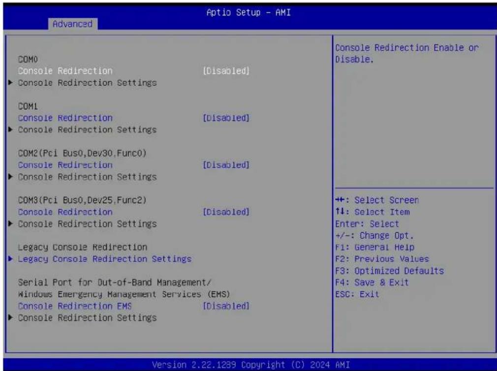 Advantech SOM-2533DNCC-S8A1 - Serial Port Console Redirection - 1