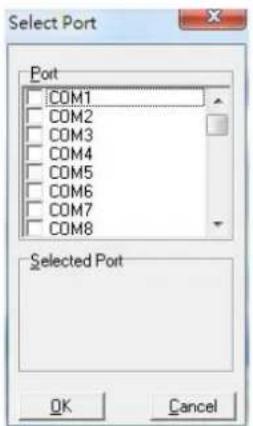 Advantech PCIE-1604B-AE - 4.4.1 Port Selection - 2
